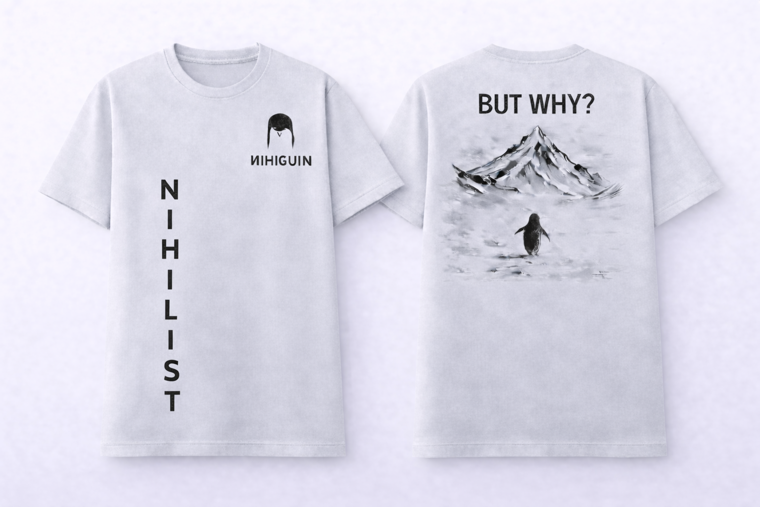 NIHIGUIN “BUT WHY?” Unisex T-Shirt