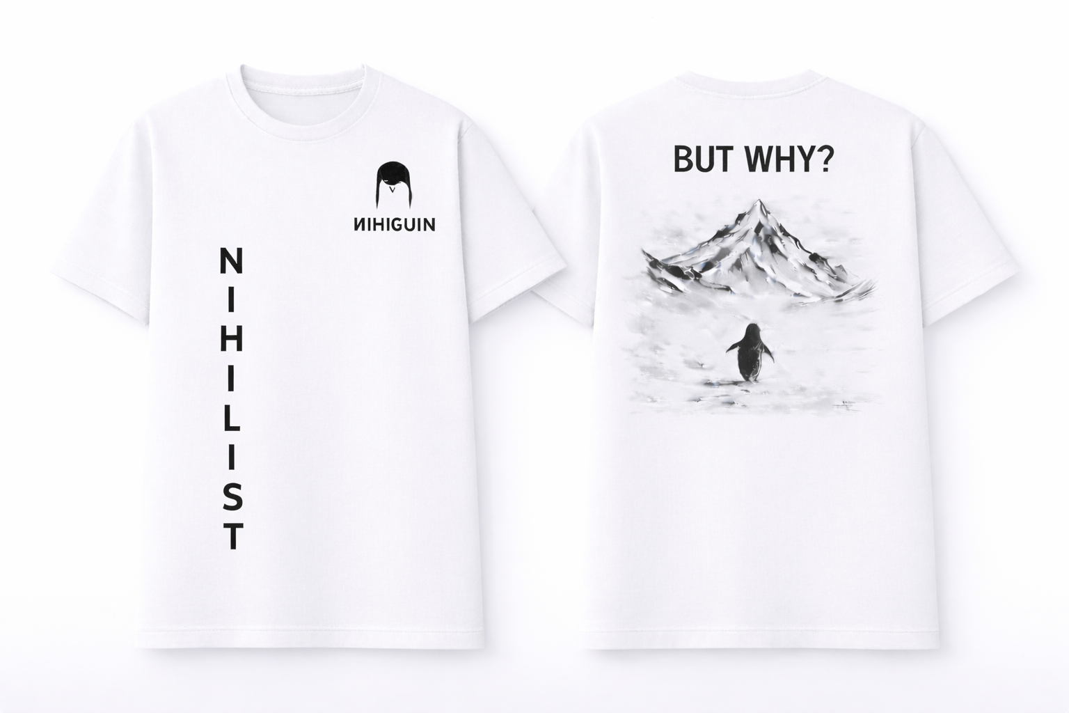 NIHIGUIN “BUT WHY?” Unisex T-Shirt